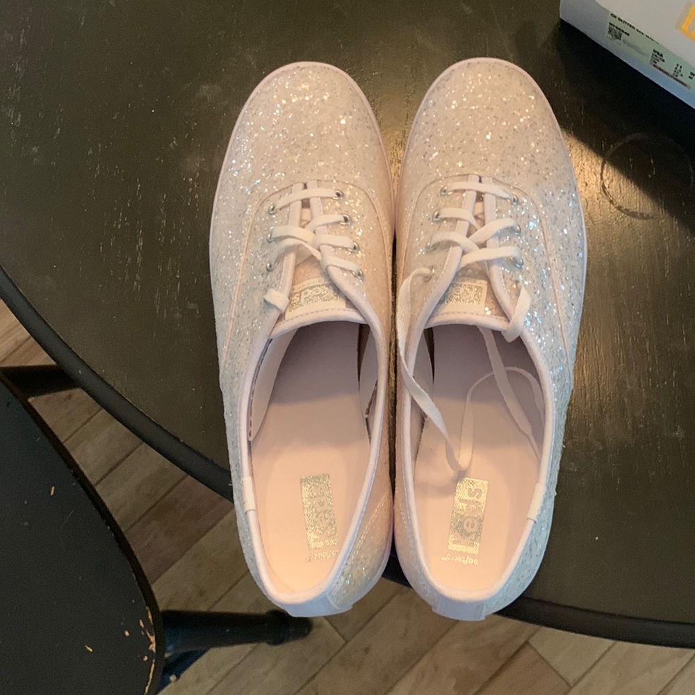 Keds. White sparkles